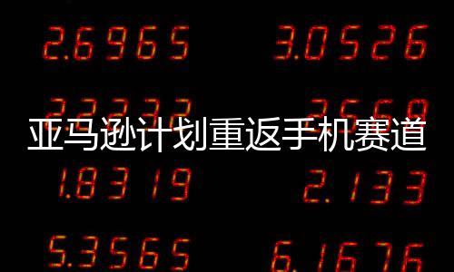 为逊计道 代号机赛划重亚马返手